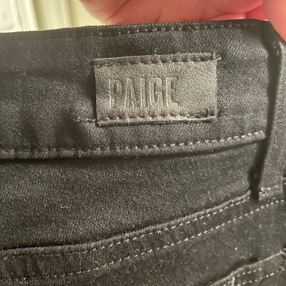 Paige Verdugo Ultra Skinny Black Jeans Denim Jeggings Size 28 - Picture 5 of 10